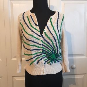 Anthro Field Flower Cardigan!